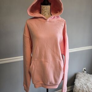 Comfrt Pink Women's Hooded Pullover Sweatshirt